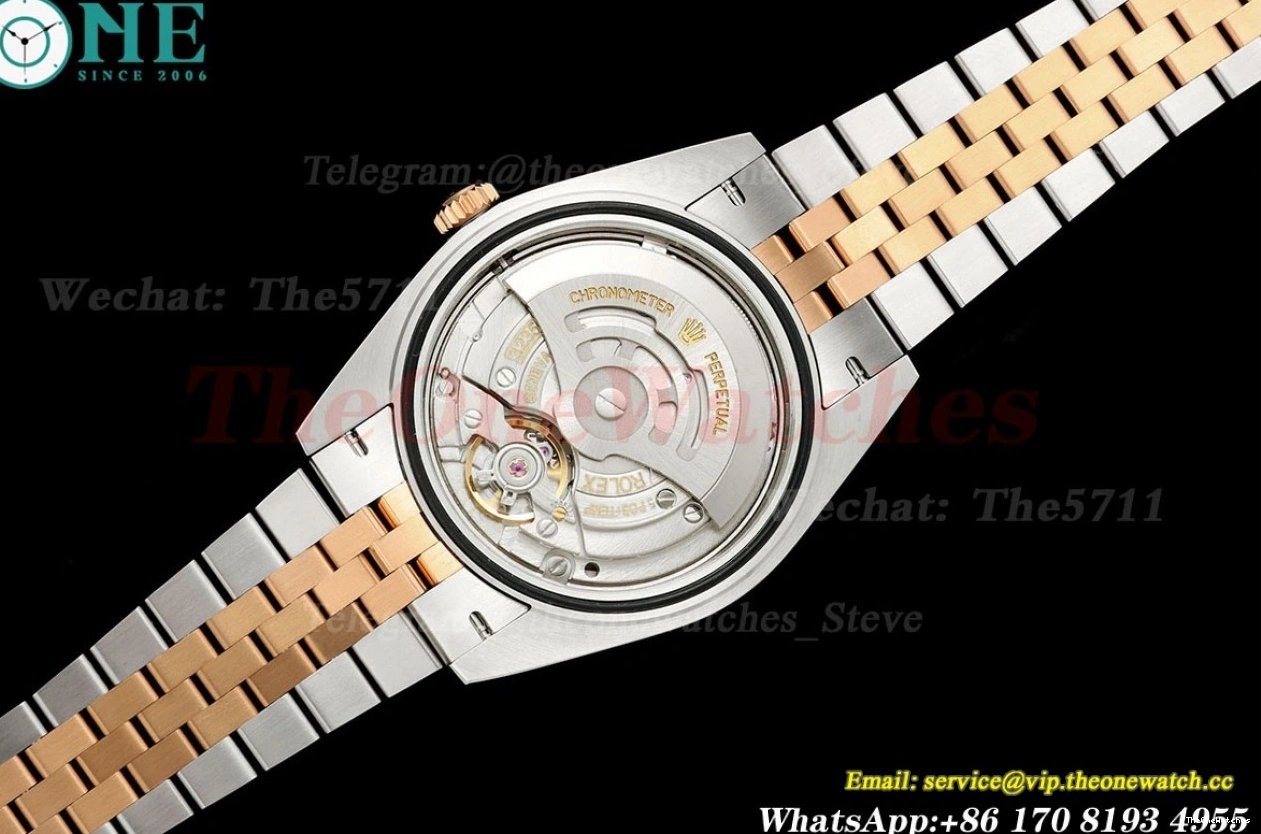 EWEF 41mm Datejust RG Dia Jub A3235 SS 126331 Brown 1224